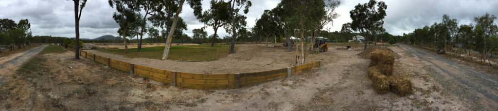 Retaining wall landscaping Agnes Water